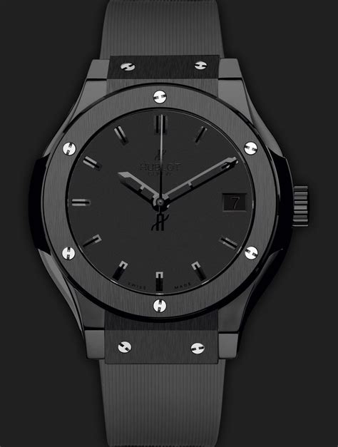 all black see through hublot watches|hublot all black watch.